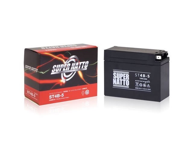 新品 スーパーナットバッテリー バイク用　ST4B-5 ヤマハ TZR250SPR 3XVC・3XV_画像1