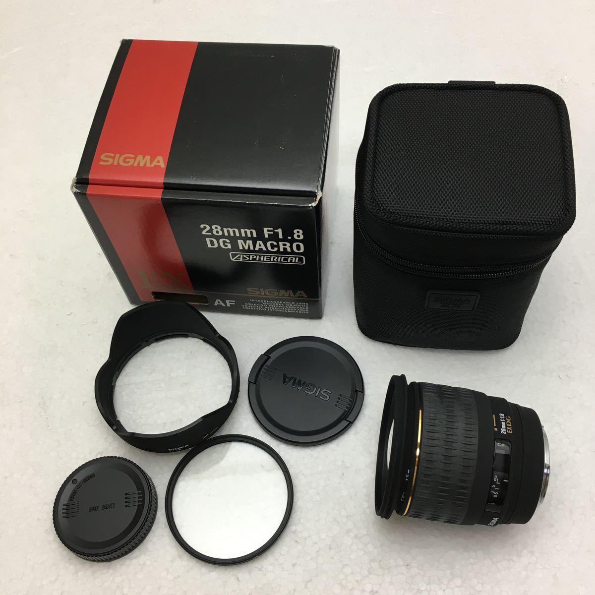 SIGMA 単焦点広角レンズ 28mm F1.8 EX DG ASPHERICAL MACRO ニコン用