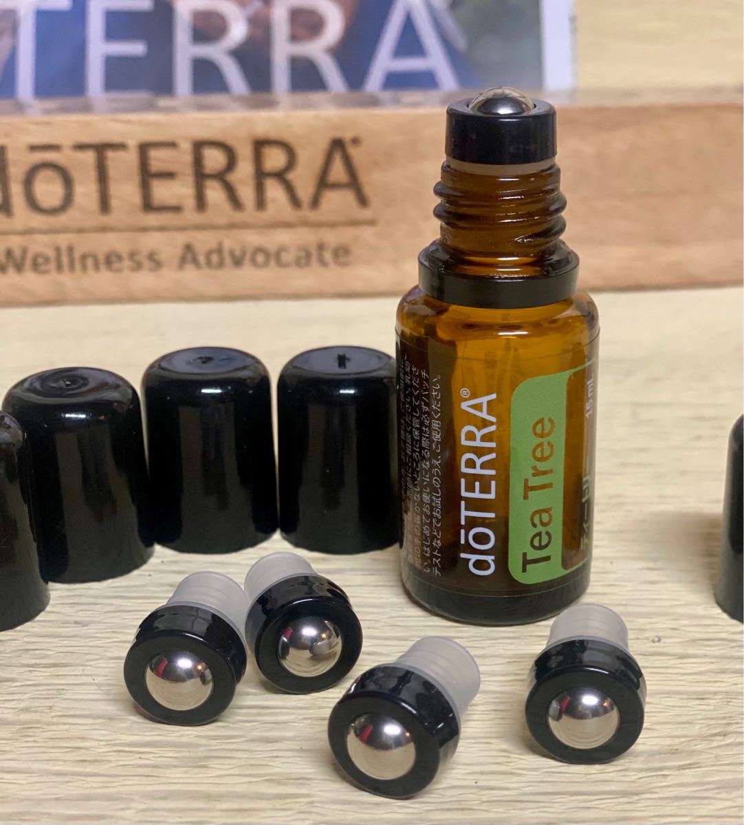 ドテラ  ステンレスロールオンボトルヘッド　5ml 15ml用 doTERRA