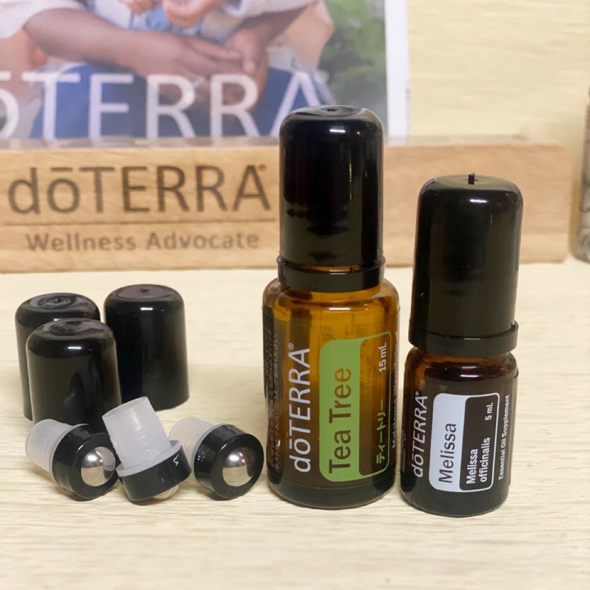 【新品未使用】ドテラ  ステンレスロールオンボトルヘッド　5ml 15ml用  doTERRA