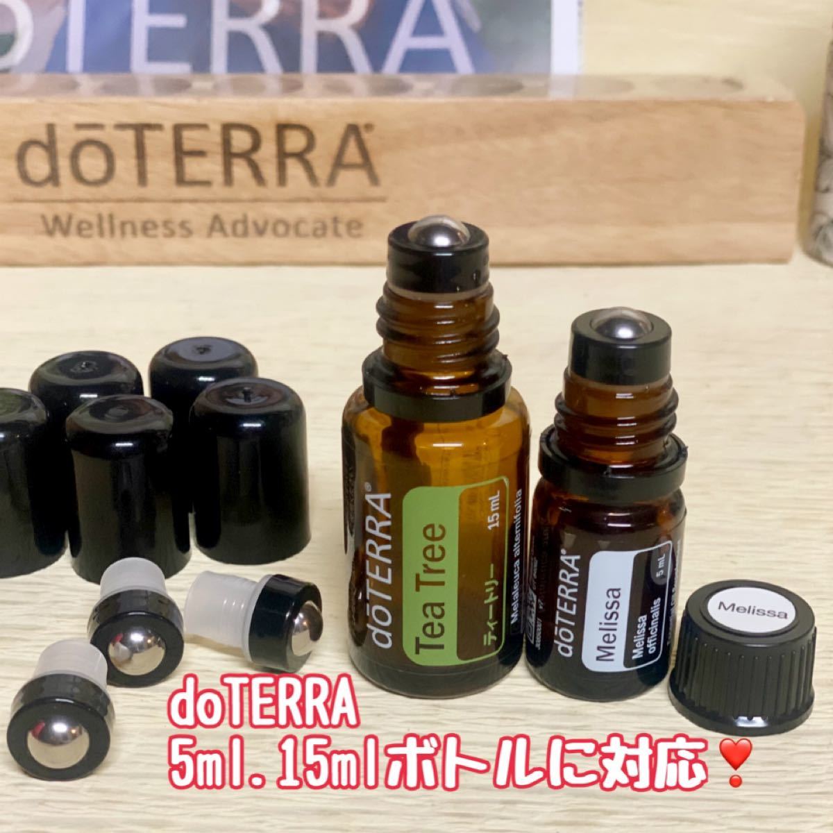 【新品未使用】ドテラ  ステンレスロールオンボトルヘッド　5ml 15ml用  doTERRA