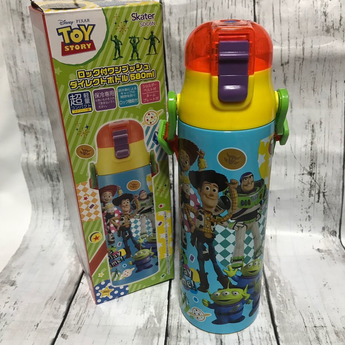 新品★トイストーリー★ステンレスダイレクトボトル580ml