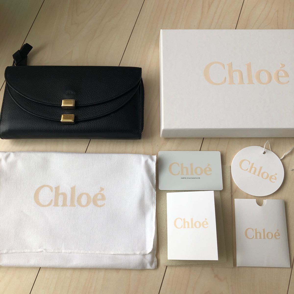 18000円→12000円 クロエ 長財布 ブラック Chloe Yahoo!フリマ（旧）-