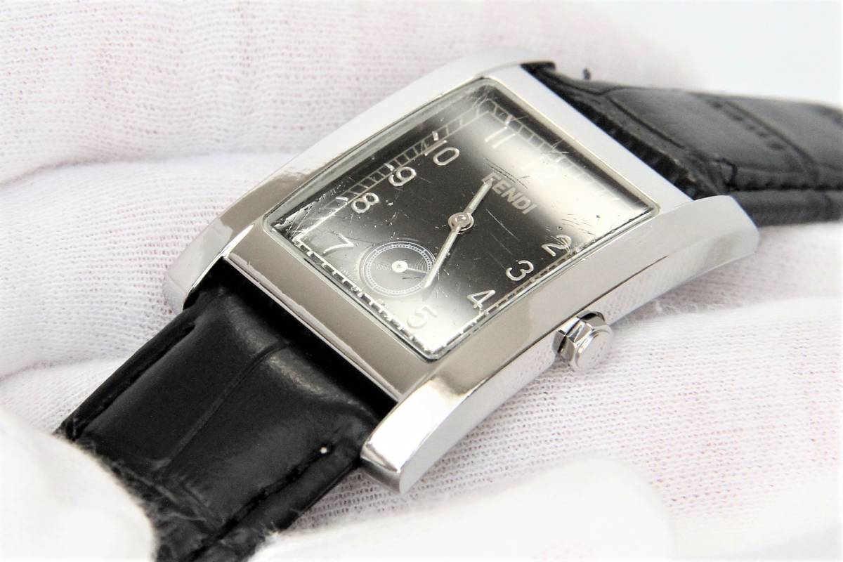 【稼働】フェンディ FENDI 男性用 腕時計 電池新品 s1318_画像7