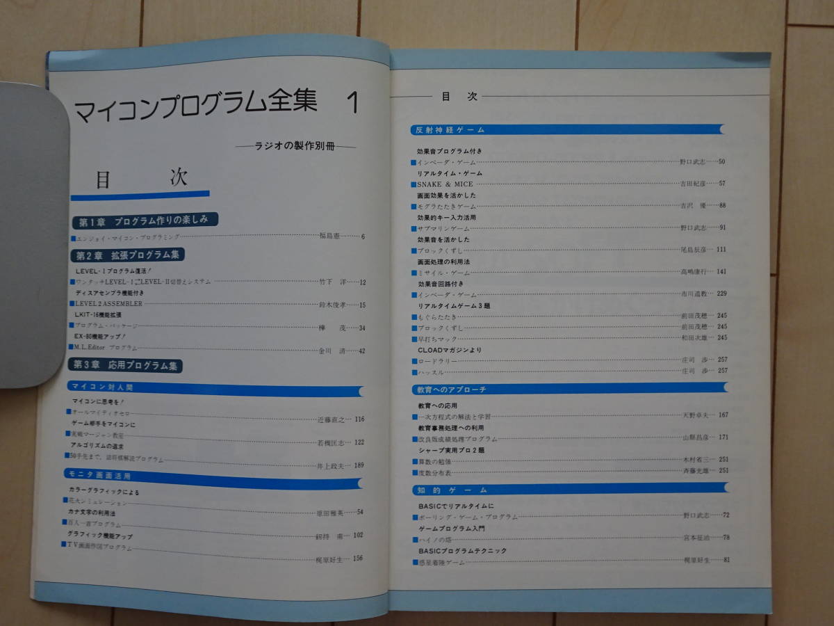  microcomputer program complete set of works 1 radio. made separate volume TK-80BS MZ-80 EX-80 machine language BASIC assembler 210919y