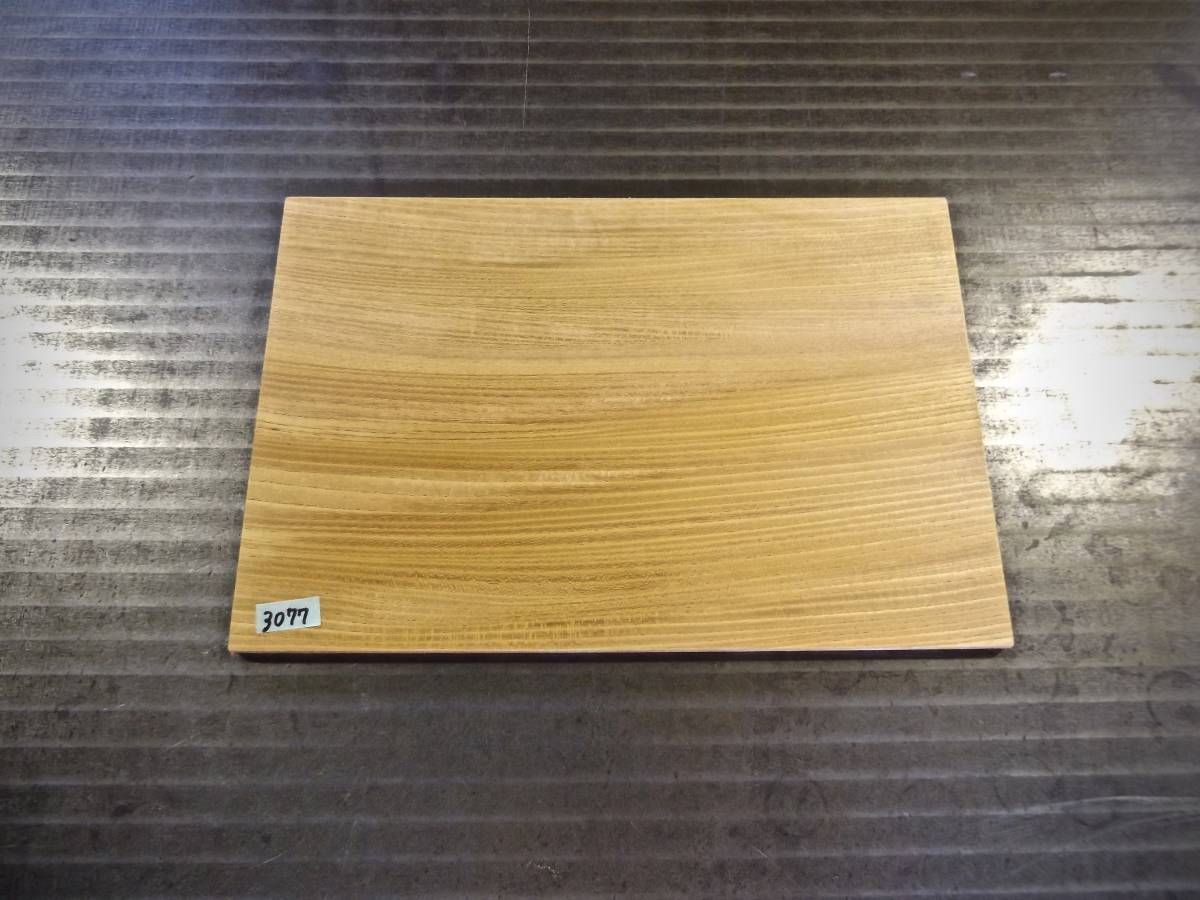 欅 （300×200×8）mm 1枚　乾燥済み 無垢一枚板 送料無料 [3077] ケヤキ けやき 木材 花台 ササ杢 キヤンプ 道具 まな板 _画像2