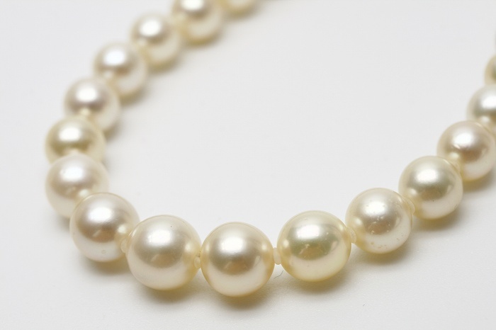 魅力の アコヤ真珠パールネックレス 5.0-8.5mm ホワイトカラー アコヤ