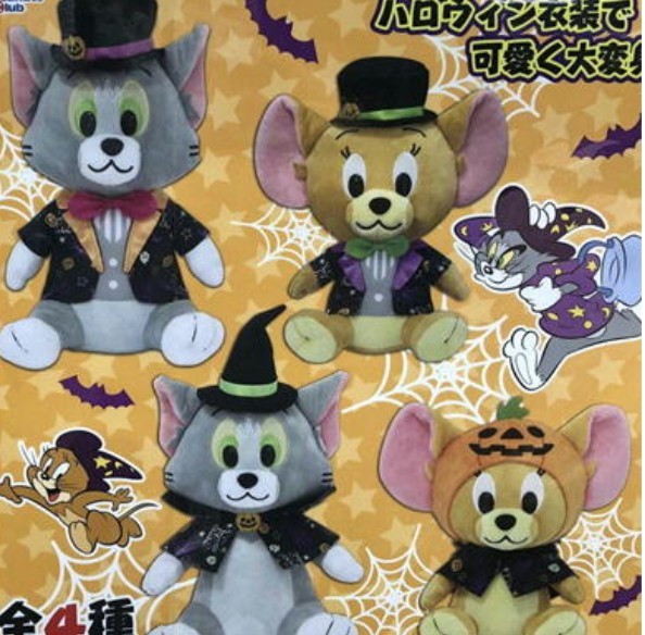 新品　トムとジェリー　ミディアム　ぬいぐるみ　ハロウィン　Ver.　B3_画像1