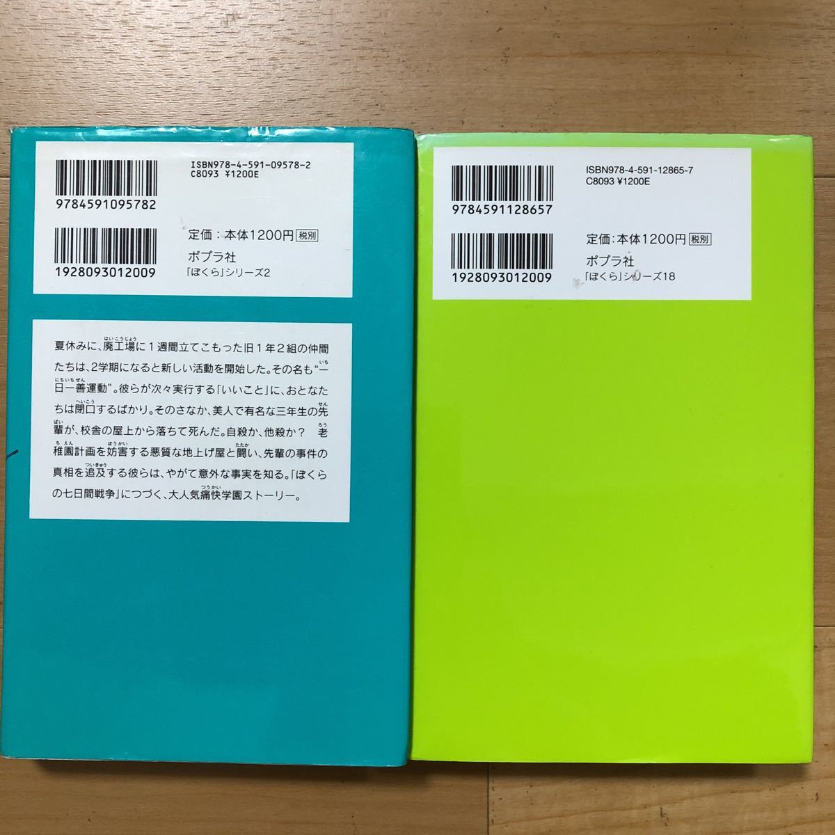 【A】ぼくらシリーズ　２冊セット　ぼくらの天使ゲーム&ぼくらの秘密結社_画像2