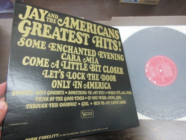 HR1///LP///　Jay and the Americans　US盤_画像1