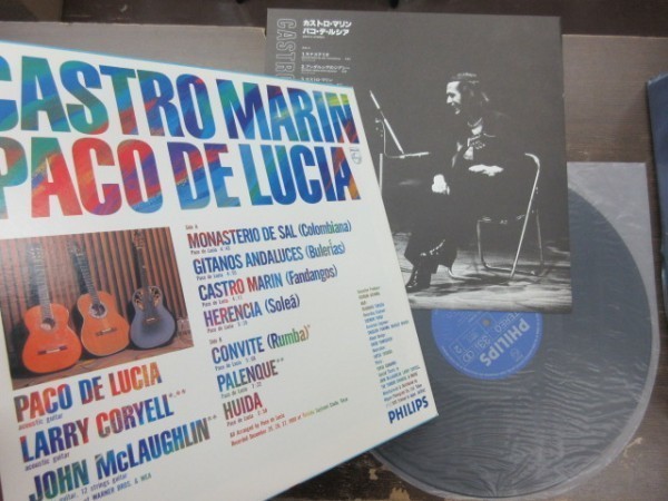 X４///LP★無傷★Paco De Lucia（パコ・デ・ルシア）PHILIPS JP MAT:121/111「カストロ・マリン」_画像2