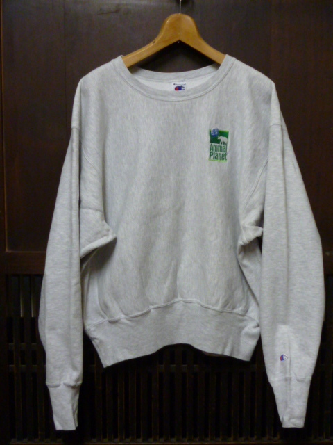 【予約販売】本 USA古着 90S Champion リバースウィーブ スウェット シャツ LARGE グレー AnimalPlanet チャンピオン ワンポイント 刺繍 スウェットシャツ 【予約販売】本 USA古着 90S Champion リバースウィーブ スウェット シャツ LARGE グレー AnimalPlanet チャンピオン ワンポイント 刺繍 スウェットシャツ