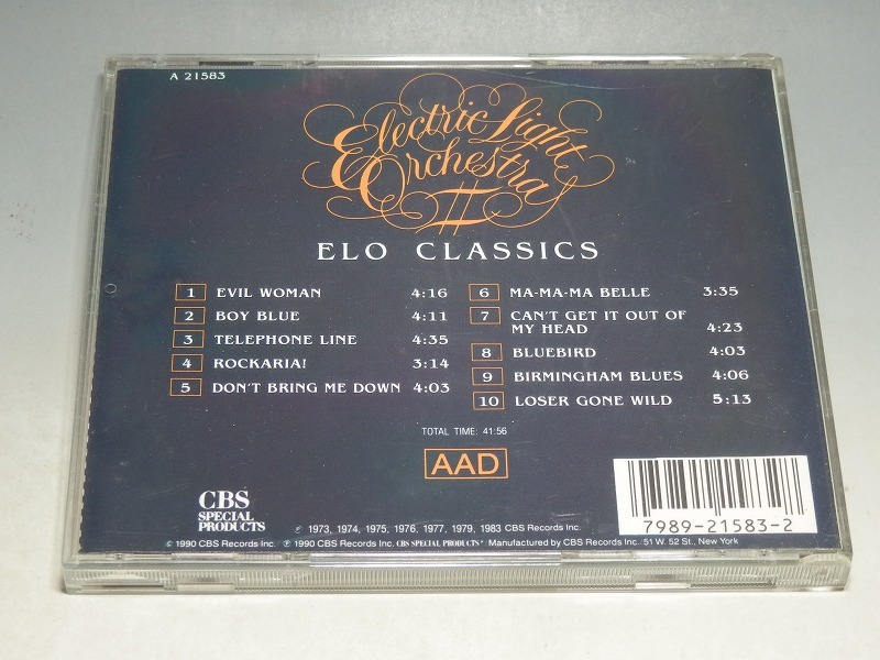 Electric Light Orchestra ELO CLASSICS 輸入盤CD_画像2