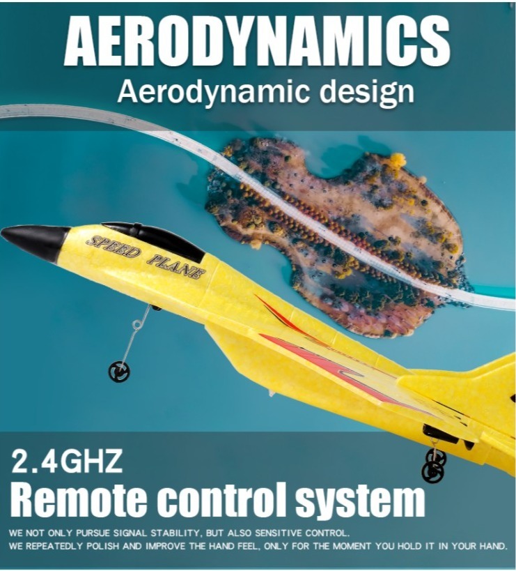 【送料無料】2.4GHZ グライダー RCドローン 固定翼飛行機 手投げフォーム 電動リモコン 屋外 RC飛行機 B-111_画像6