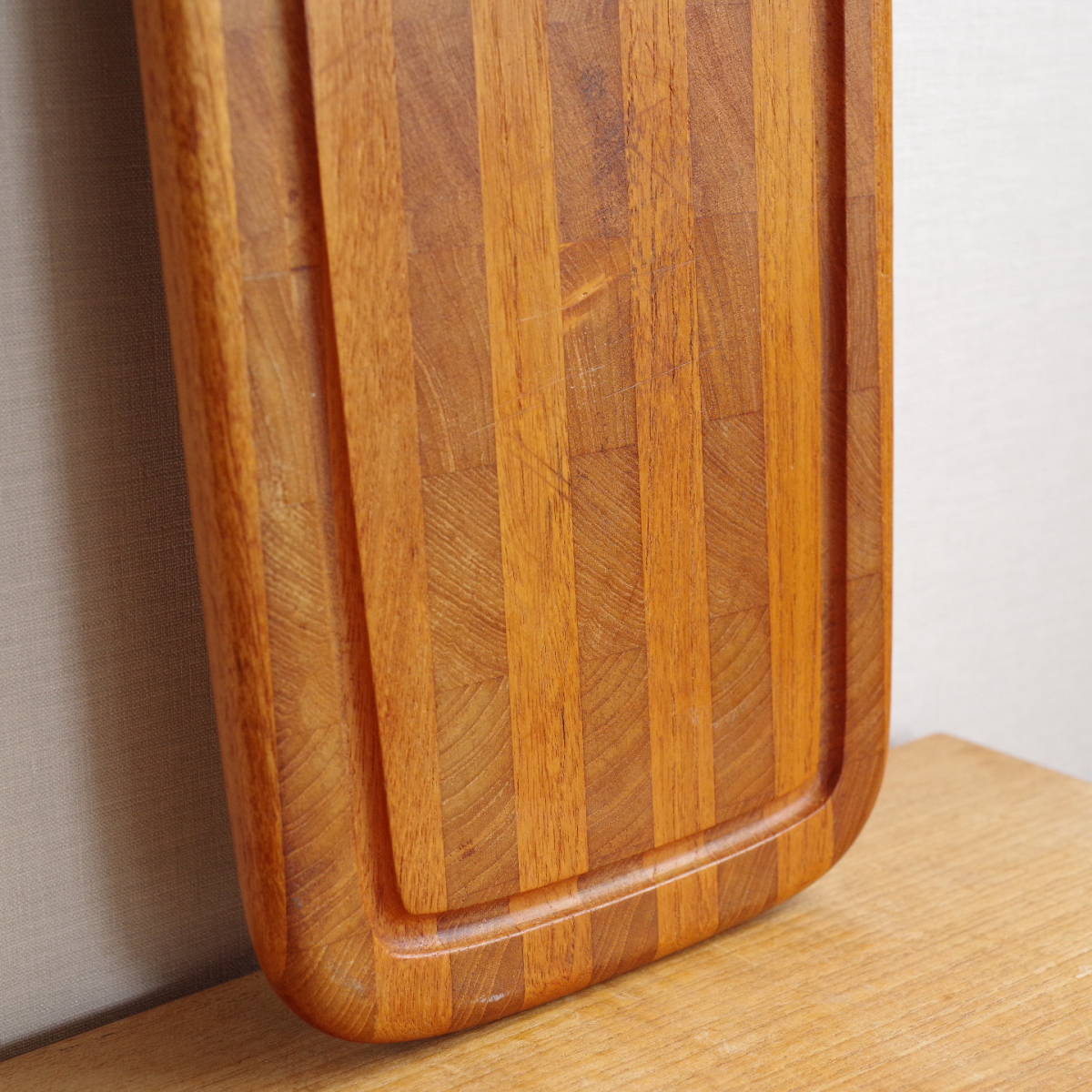 【ビンテージ】Digsmed デンマーク Denmark チーク Teak カッティングボード トレイ デンマーク製 特大_画像5