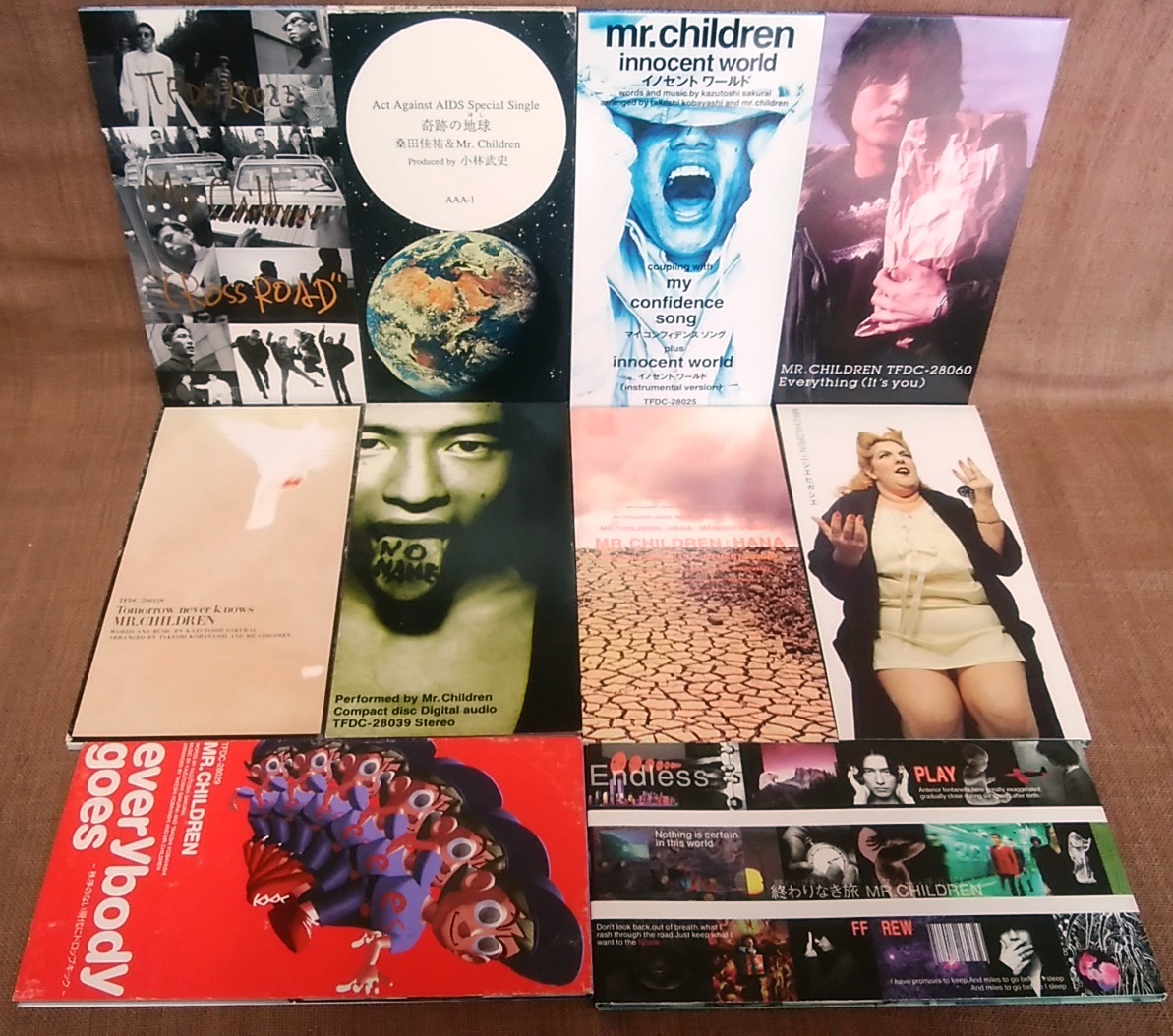 8cm CD Mr.Children ミスチル シングル CD 10枚 セット いろいろ まとめて まとめ売り 再生確認済 レターパックライト送料370円_画像1