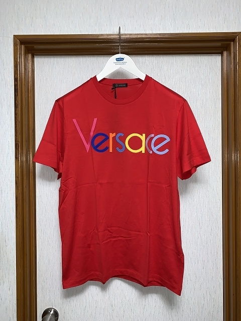 M 新品 19ss Versace ヴェルサーチ ロゴ Tシャツ_画像1