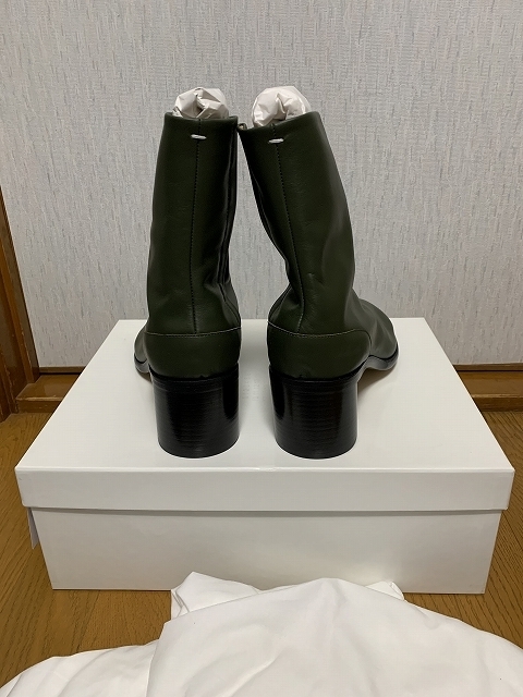 28 新品 20AW Maison Margiela レザー タビ ブーツ tabi マルジェラ_画像4