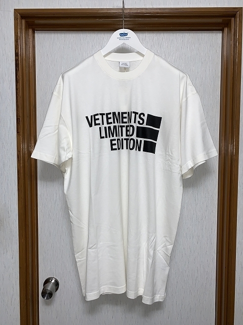 M 新品 21ss vetements LIMITED EDITION BIG ロゴ Tシャツ ヴェトモン_画像1