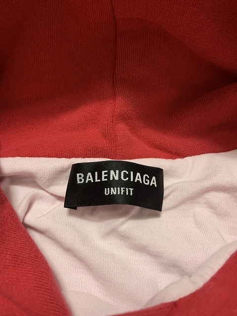 XS 新品 21ss BALENCIAGA バレンシアガ CAPS DESTROYED フーディー パーカー_画像3