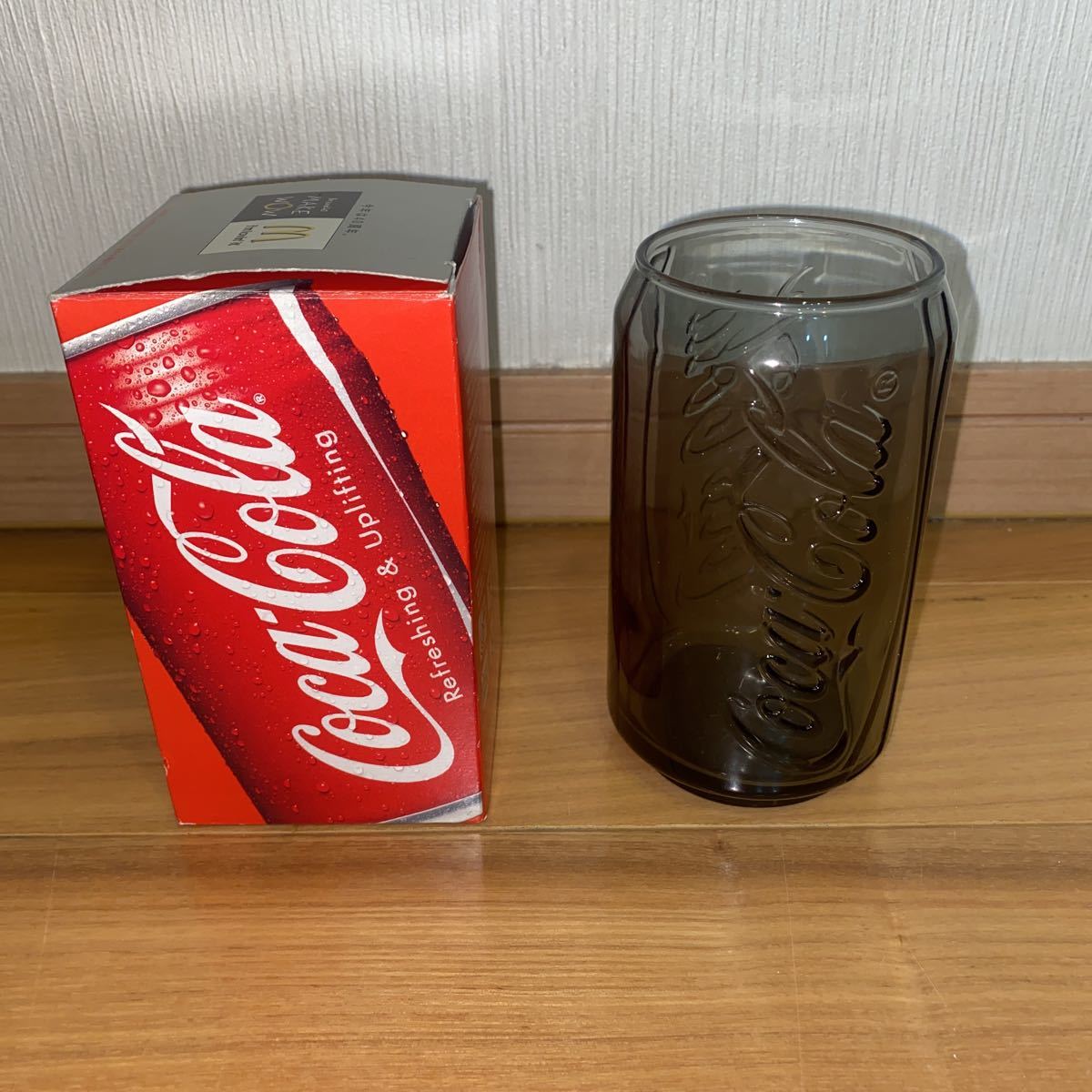 新品★未使用　マクドナルド 40周年 コカ・コーラ cocacola グラス_画像1
