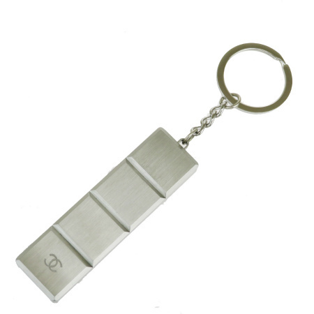 シャネル CHANEL チョコバー USBメモリー シルバー メタル 500MB