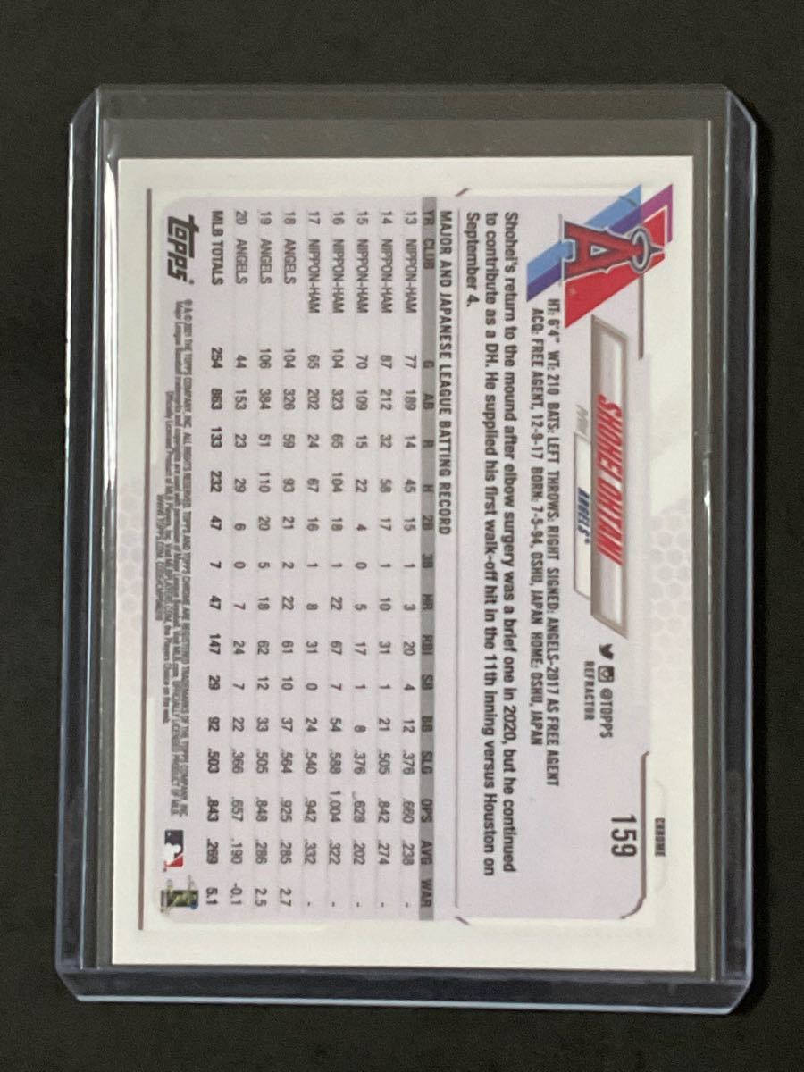 大谷翔平 カード 2021 Topps Chrome リフラクター|Yahoo!フリマ(旧