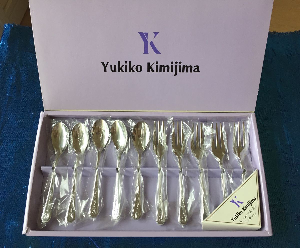 ※最終値下  Yukiko Kimijima コーヒースプーン & ヒメフォーク10pcs. 箱有り