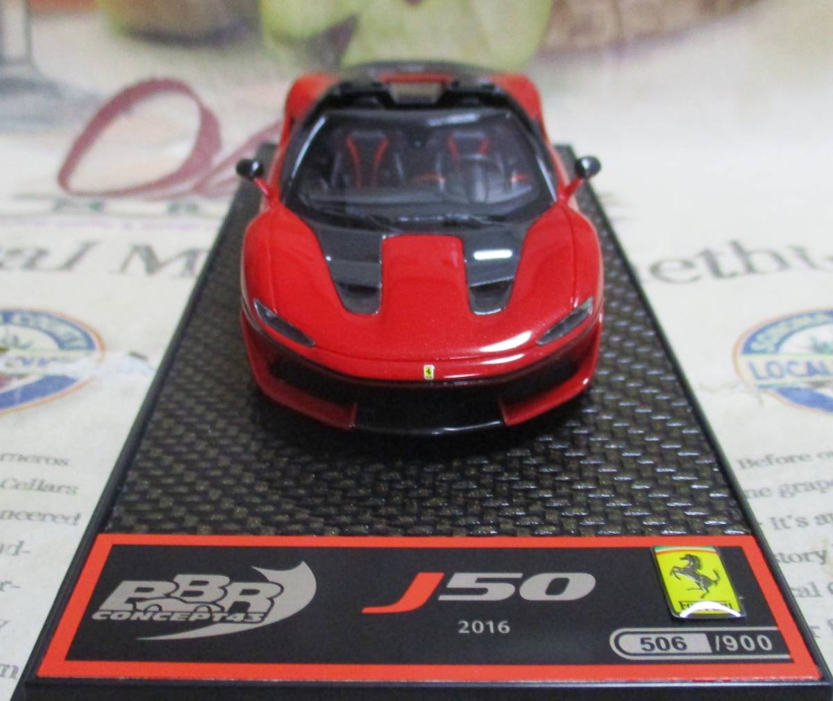 * rare *BBR*1/43*Ferrari J50 2016 red * Ferrari Japan 50 anniversary commemoration ≠MR