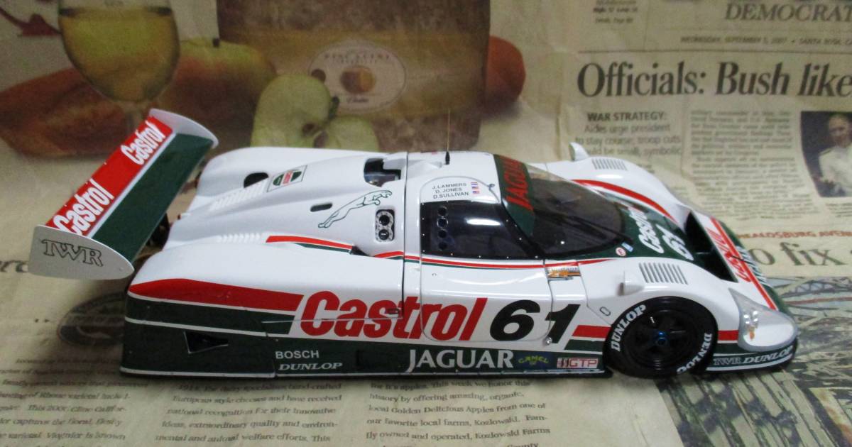 * очень редкий распроданный *EXOTO*1/18*1988 Jaguar XJ-R9 D #61 Castrol 1988 Daytona 24h≠BBR