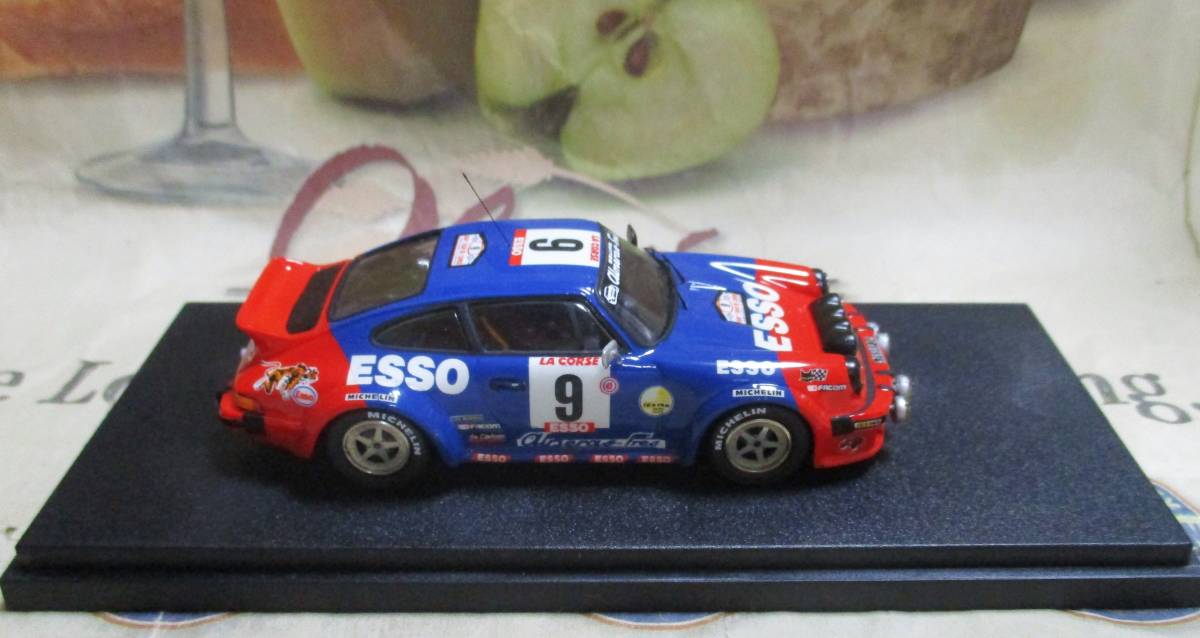 * rare out of print *Starter final product *1/43*Porsche 911 SC #9 Esso 1980 Tour de Corse≠BBR,MR