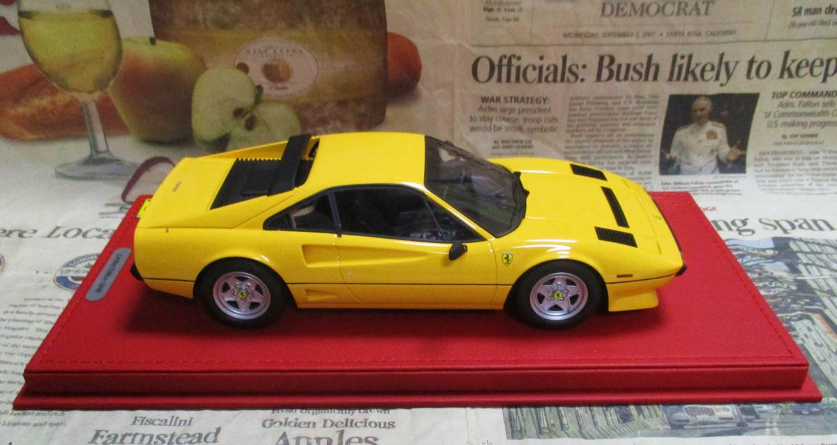 * ultra rare out of print * world 48 pcs *BBR*1/18*Ferrari 208 GTB Turbo 1982jaro modena ≠MR