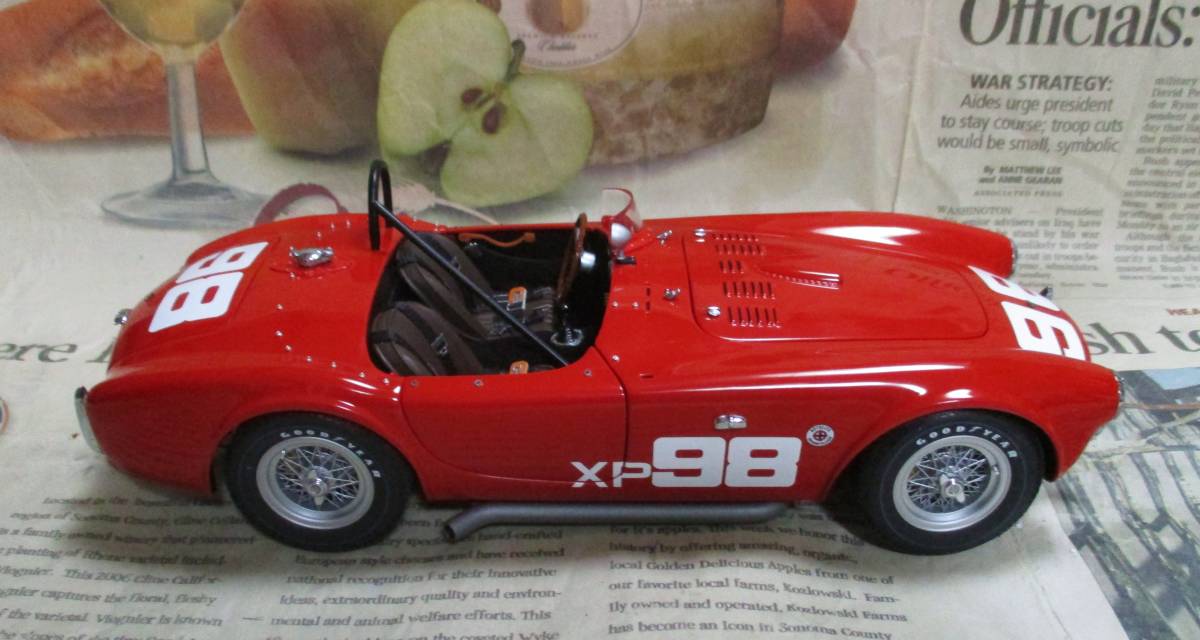 * очень редкий распроданный *EXOTO*1/18*1962 Shelby AC Cobra 260 Competition #98* Cobra 