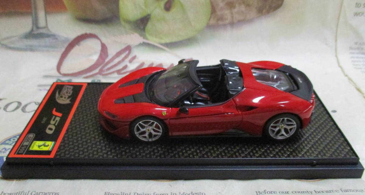 * rare *BBR*1/43*Ferrari J50 2016 red * Ferrari Japan 50 anniversary commemoration ≠MR