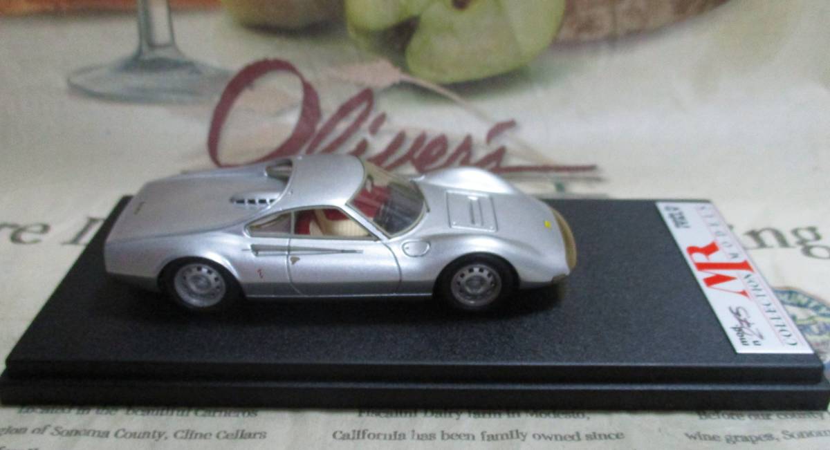 ☆激レア絶版*MR*1/43*Ferrari Dino 206 S Prototype - Paris Show 1966 シルバー≠BBR_画像6