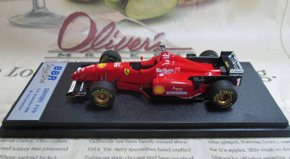 ☆激レア絶版*BBR*1/43*Ferrari F310 #1 Marlboro 1996 Australian GP