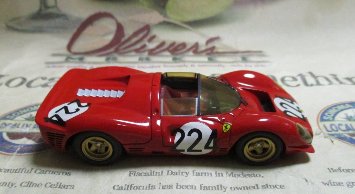 ★激レア絶版★BBR*1/43*Ferrari 330P4 Spyder #224 1967 Targa Florio*フェラーリ≠MR_画像6