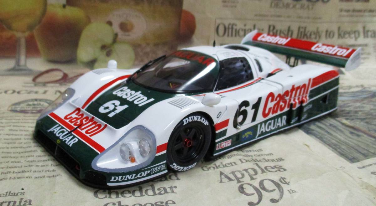 * очень редкий распроданный *EXOTO*1/18*1988 Jaguar XJ-R9 D #61 Castrol 1988 Daytona 24h≠BBR