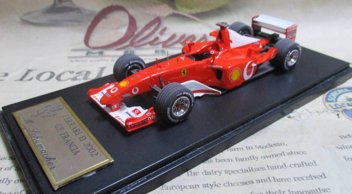 ☆激レア絶版☆BBR*1/43*Ferrari F2002 #1 2002 French GP*Michael Schumacher*フェラーリ≠MR