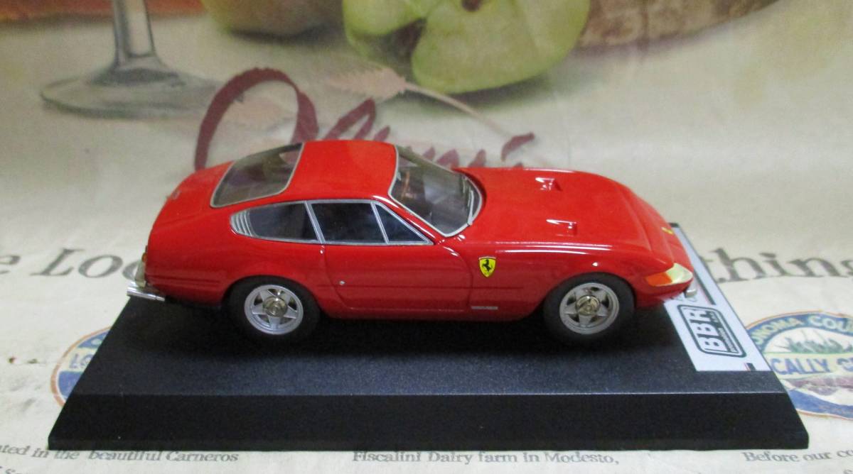 * ultra rare out of print *BBR*1/43*Ferrari 365 GTB4 Daytona Street 1971 red * Ferrari ≠MR