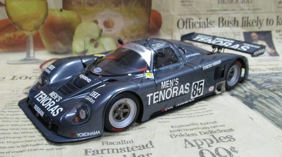 * ultra rare out of print *EXOTO*1/18*1990 Nissan R89C #85 TENORAS 1990 Le Mans 24h* Nissan 