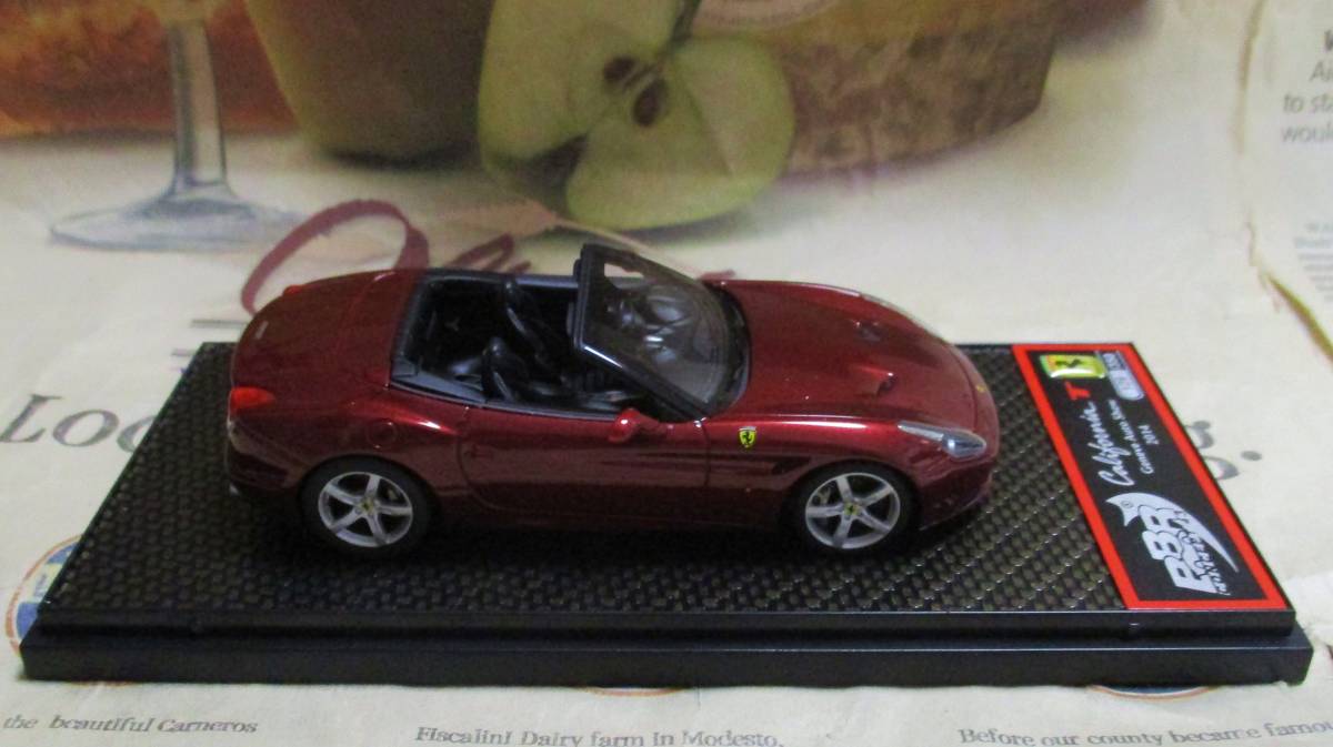 ★絶版★世界350台*BBR*1/18*Ferrari California T - Geneve Auto Show 2014 ロッソカリフォルニア*フェラーリ≠MR_画像6