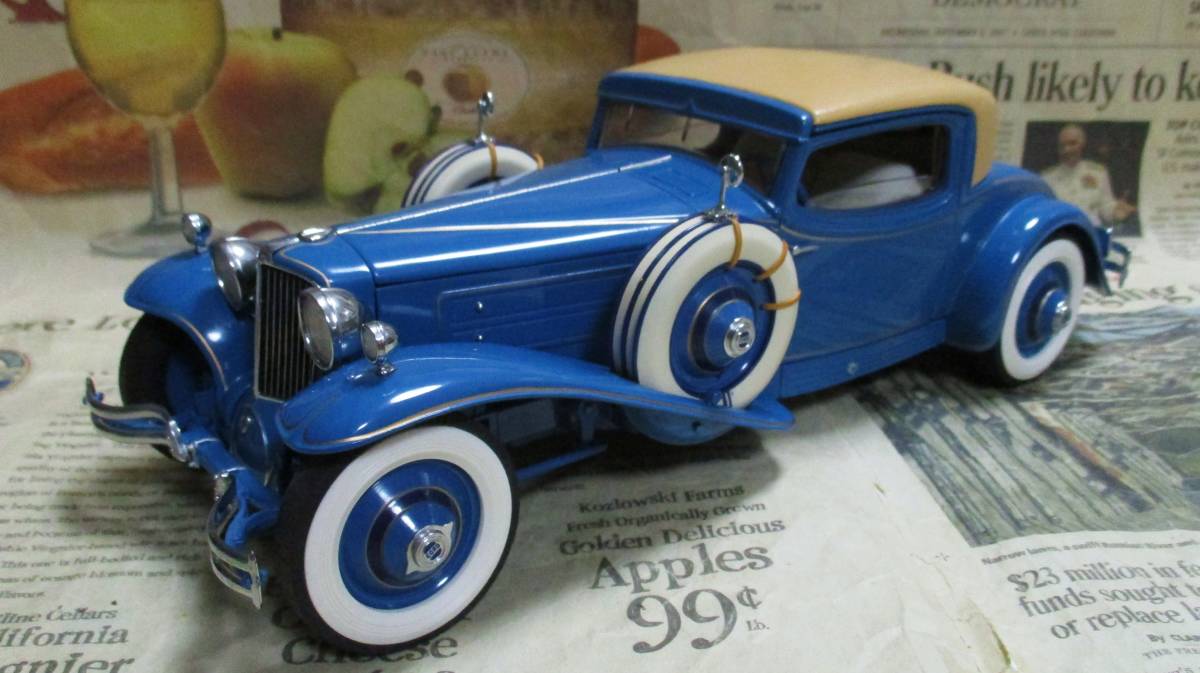 ☆絶版*ダンバリーミント*1/16*1929 Cord L-29 Special Coupe ブルー