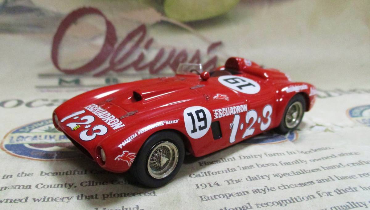 ★レア絶版*BBR*1/43*1954 Ferrari 375 Plus #19 1954 Carrera Panamericana*フェラーリ≠MR