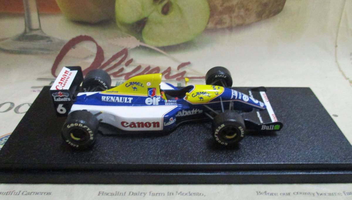 * rare *Tameo final product *1/43*Williams Renault FW14 #6 Camel 1991 Italian GP*Riccardo Patrese≠BBR