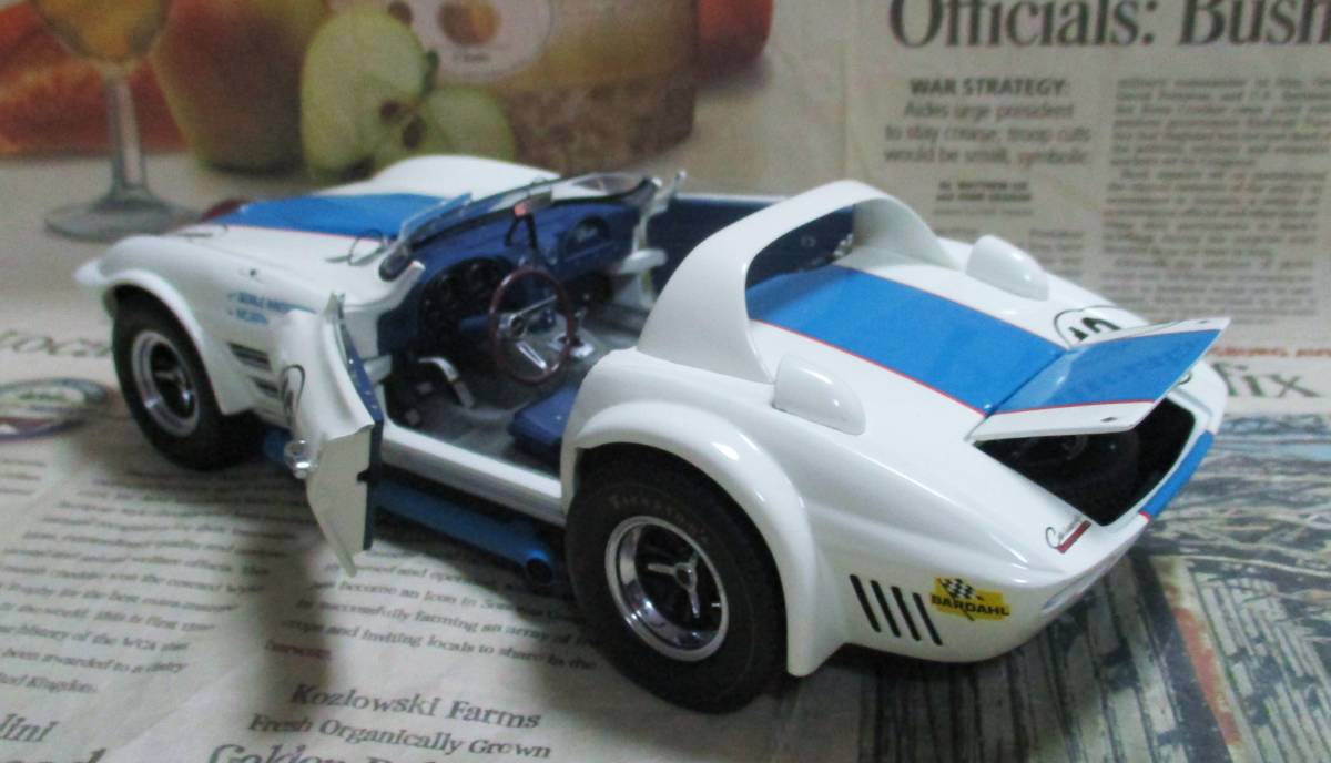 * очень редкий распроданный *EXOTO*1/18*1966 Chevy Corvette Grand Sport Roadster #12