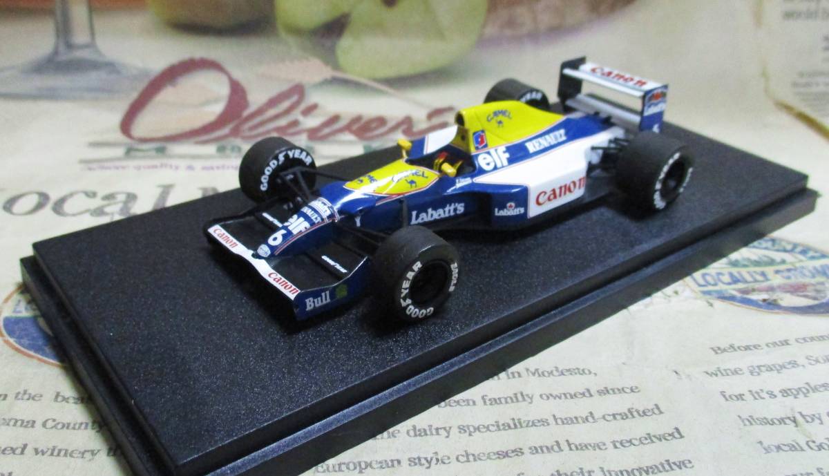 * ultra rare out of print *RACING 43*1/43*1992 Williams Renault FW14b #6 Camel 1992 South African GP*Riccardo Patrese≠BBR