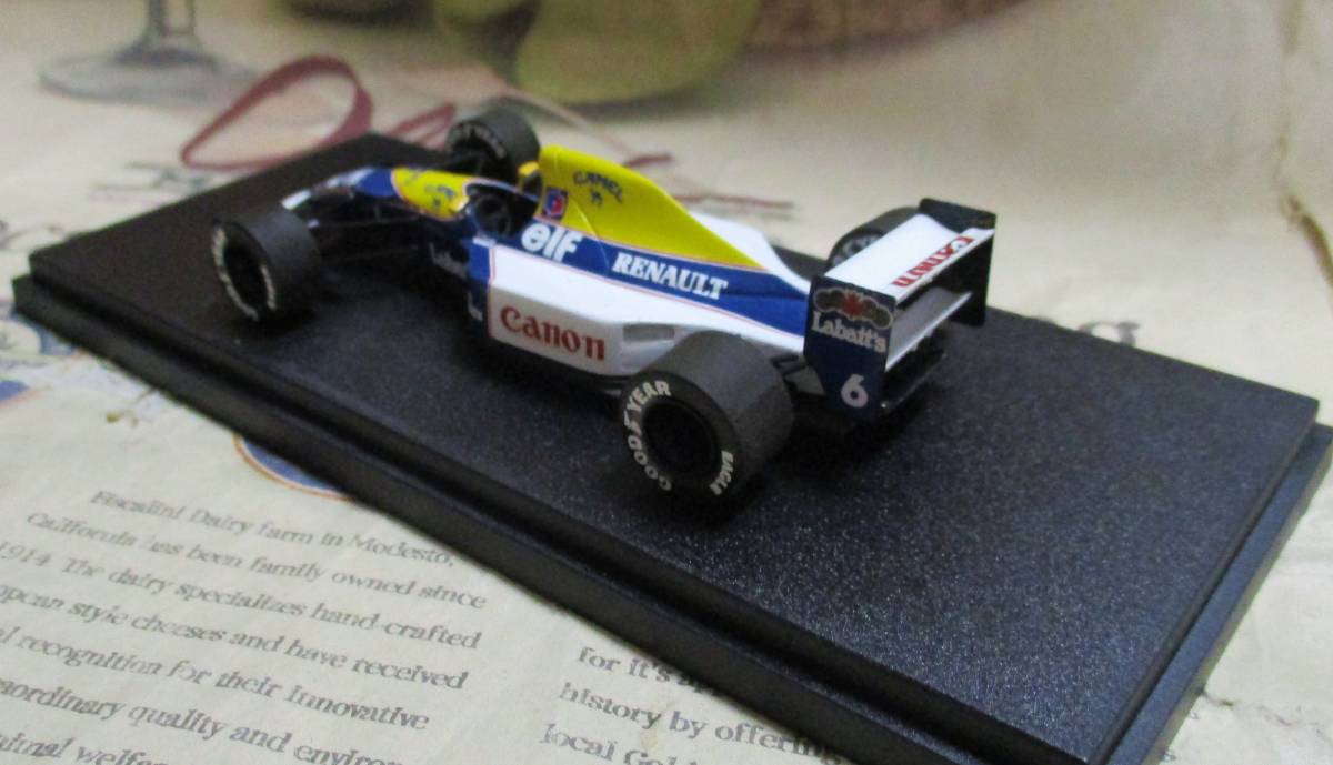 * ultra rare out of print *RACING 43*1/43*1992 Williams Renault FW14b #6 Camel 1992 South African GP*Riccardo Patrese≠BBR