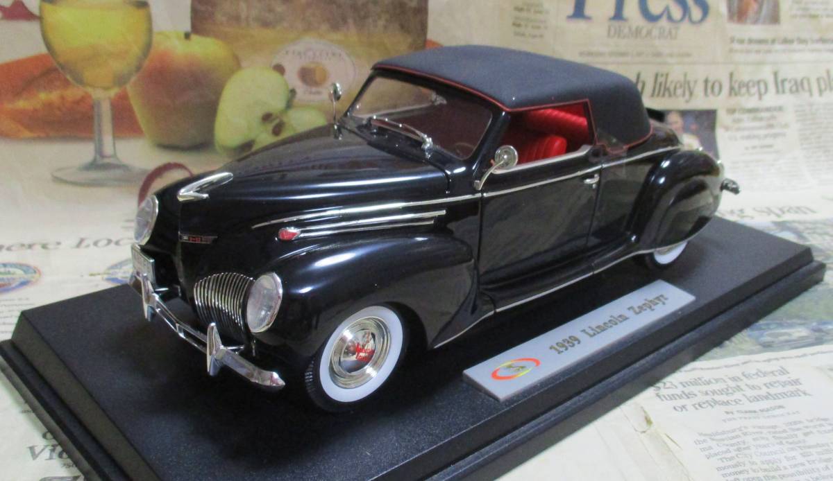 ヤフオク! - 激レア Signature Models 1/18 1939 Lincoln Ze