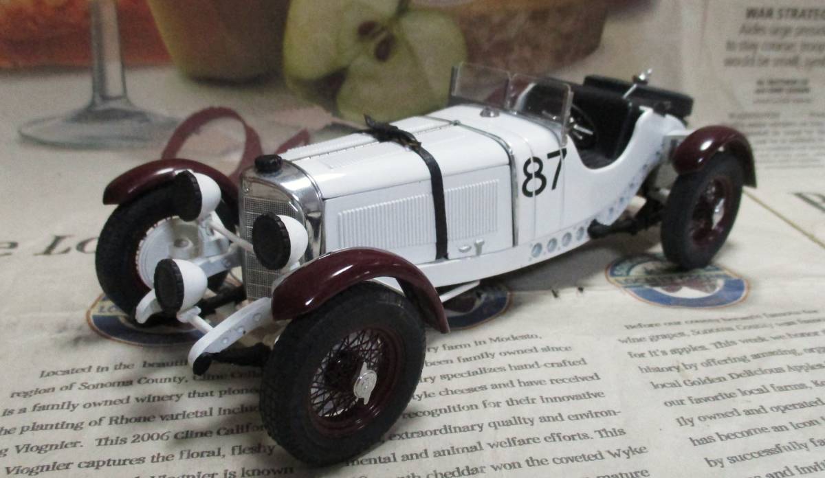 ☆レア絶版*Minichamps PMA*1/24*Mercedes-Benz SSKL #87 1931 Mille Miglia